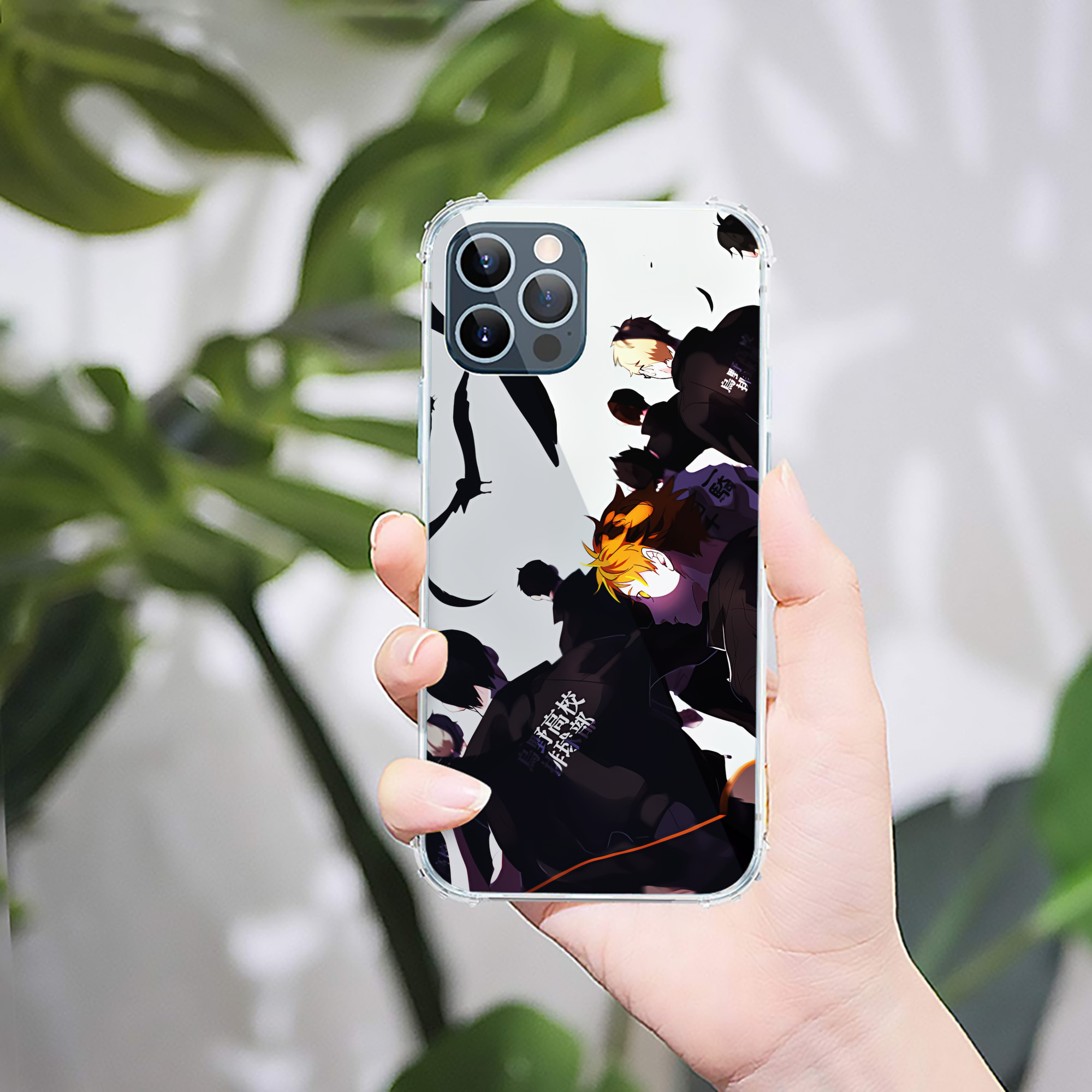（画像用） ハイキュー!! Haikyu!! 【iPhone 12シリーズ対応】透明スマホケース（クリアソフトケース）